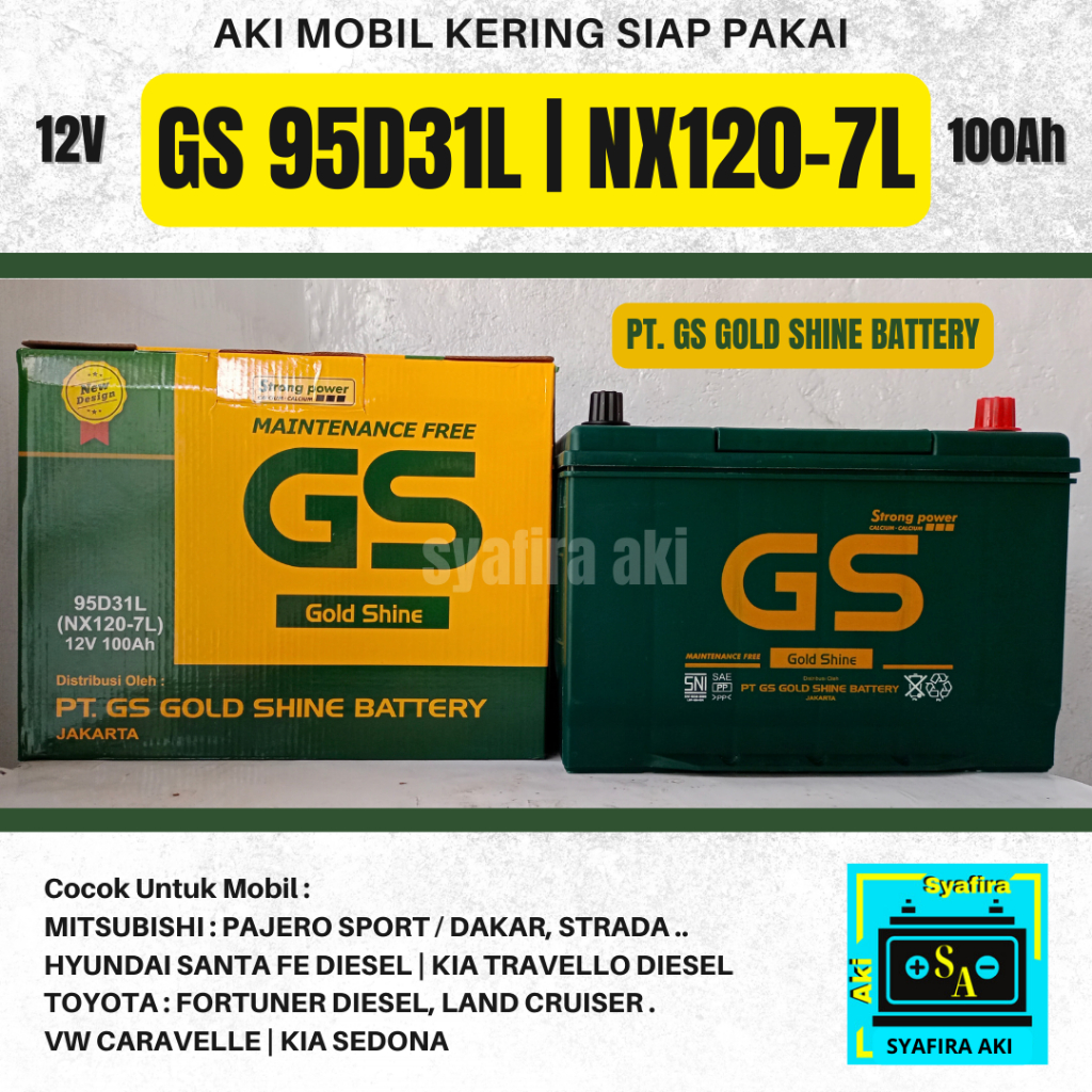 AKI MOBIL TOYOTA LAND CRUISER 105D31L / 95D31L / NX120-7L GS MF