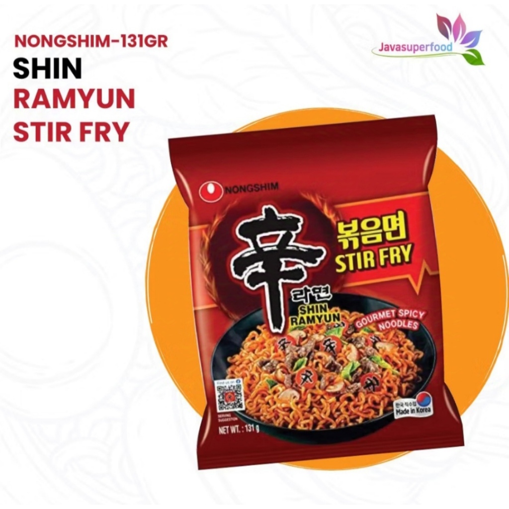 

NONGSHIM Shin Ramyun Stir Fry Gourmet Spicy Noodle 131gr