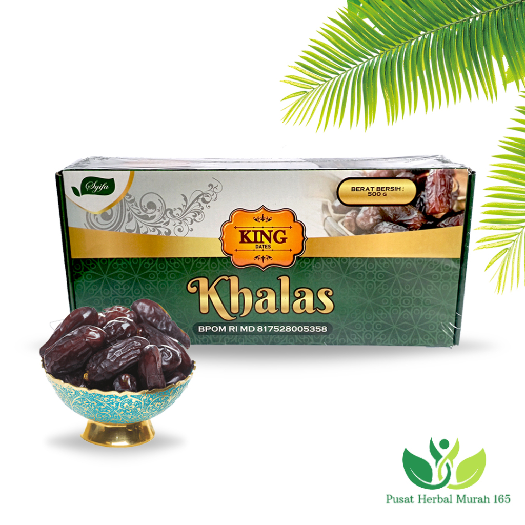

Kurma Khalas King Dates Syifa 500g kurma 100%