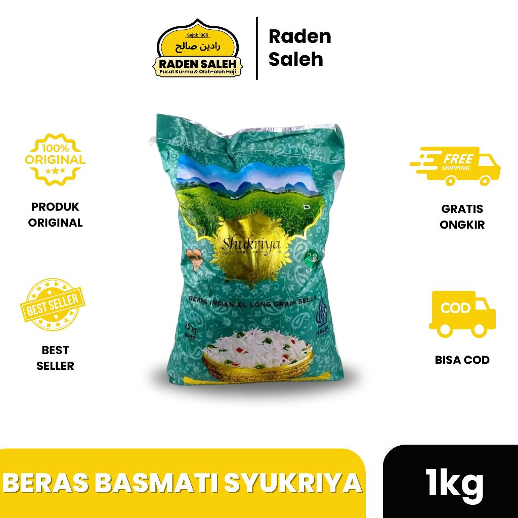 

Premium Shukriya Beras Basmati Kemasan 1kg