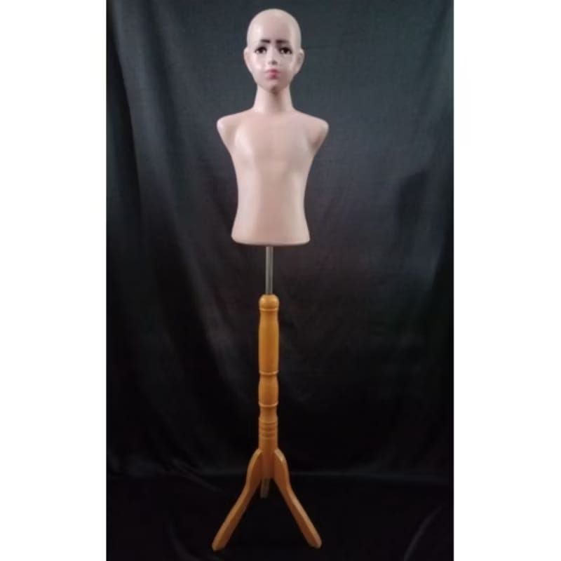 Patung Manekin Anak + Tiang Kaki Besi Patung Baju Anak Manekin Baju Anak Patung Anak