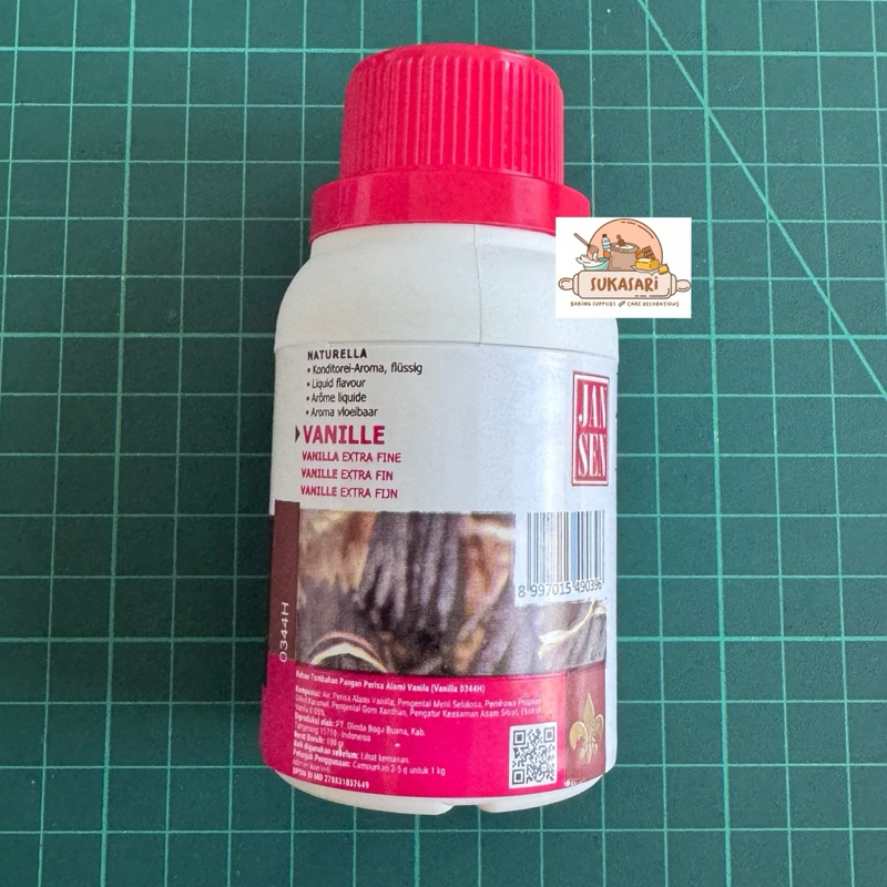 

Jansen Vanilla Extract 100gr extra fine Perisa Flavoring vanilli extract