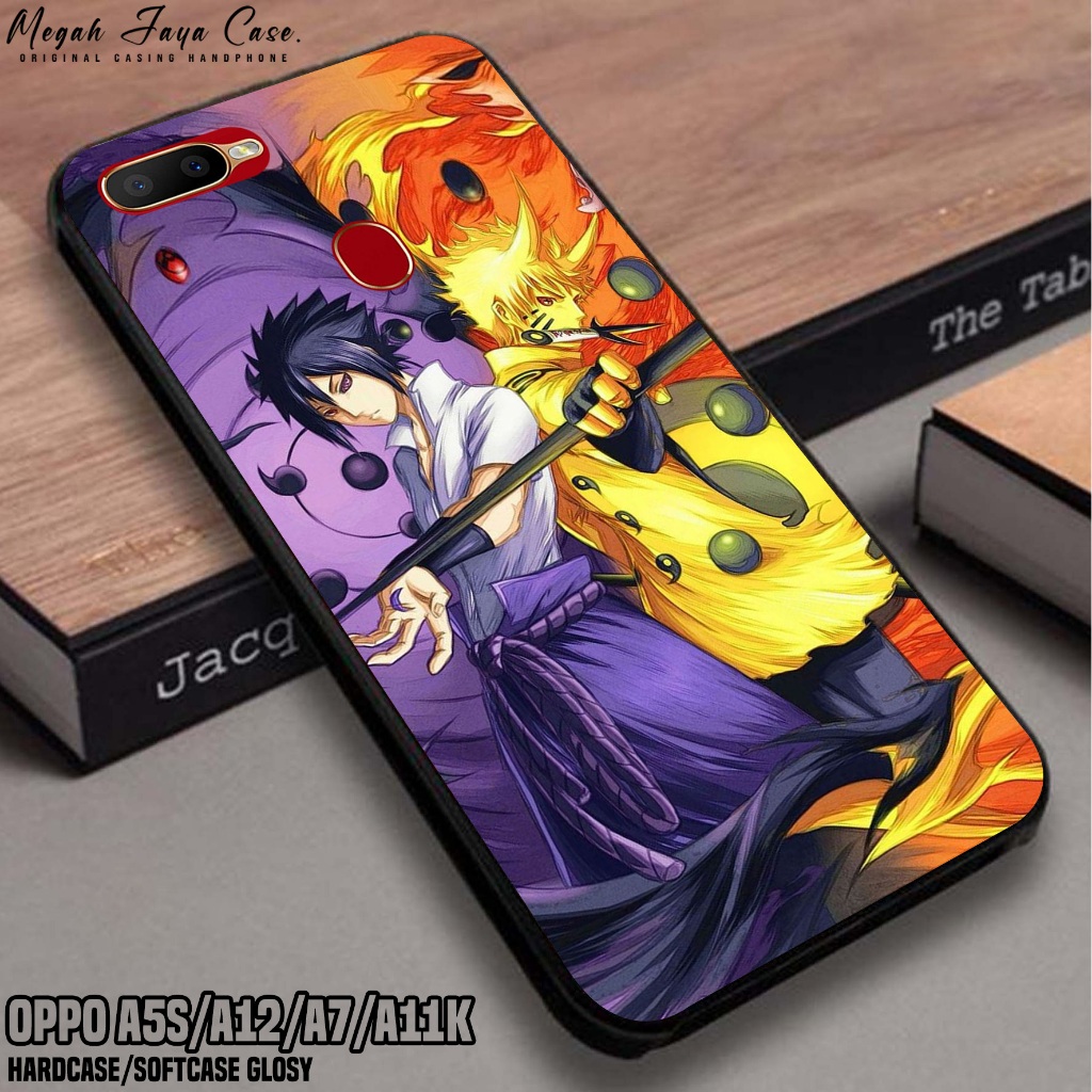 Case Oppo A5S A12 A7 A11K - Casing Hp Oppo A5S A7 A12 A11K Motif Anime NRT - Softcase Hp Oppo A12 - 
