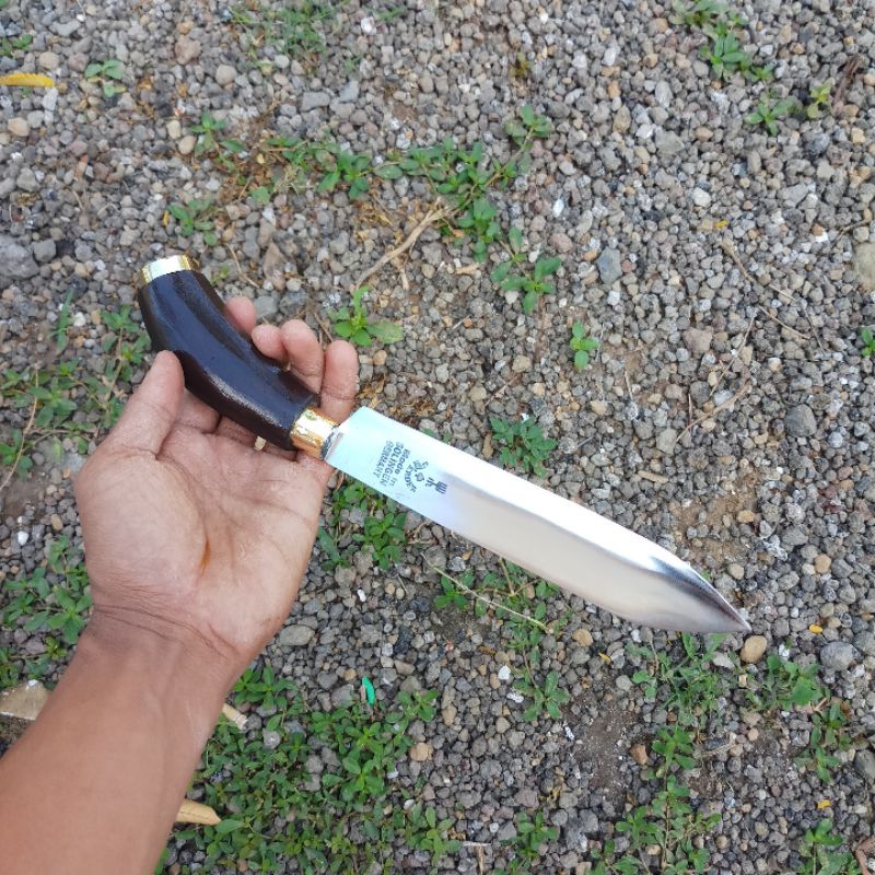pisau belati baja per model gagang lengkungan