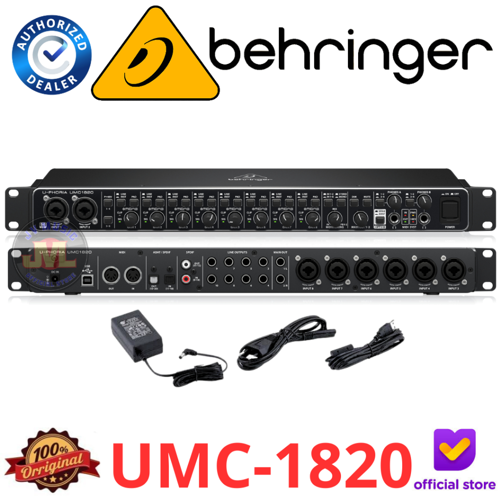 Behringer UMC1820 USB Audio Interface Behringer UMC-1820