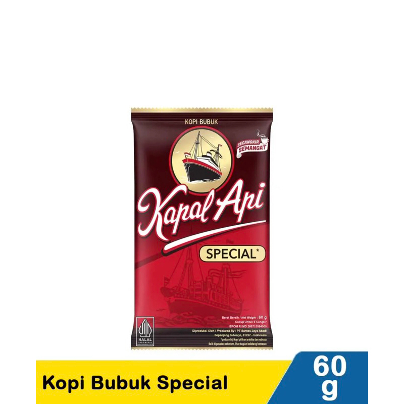 

Kopi Kapal Api bubuk spesial 60gr