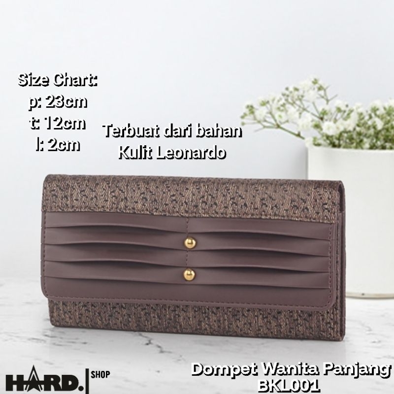 Dompet Wanita Panjang BKL001 Kulit Leonardo - Premium Clutch