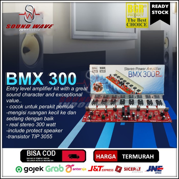KIT POWER AMPLIFIER STEREO BMX 300 PROTECT BELL