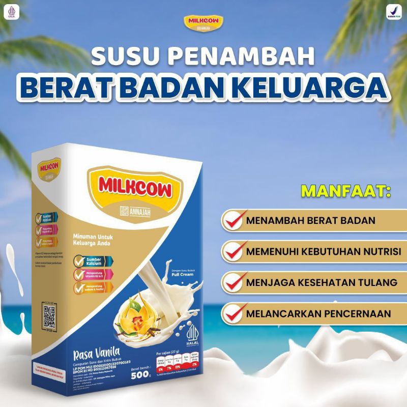 

Susu Milkcow Vanilla Penambah Berat Badan dan Nafsu Makan