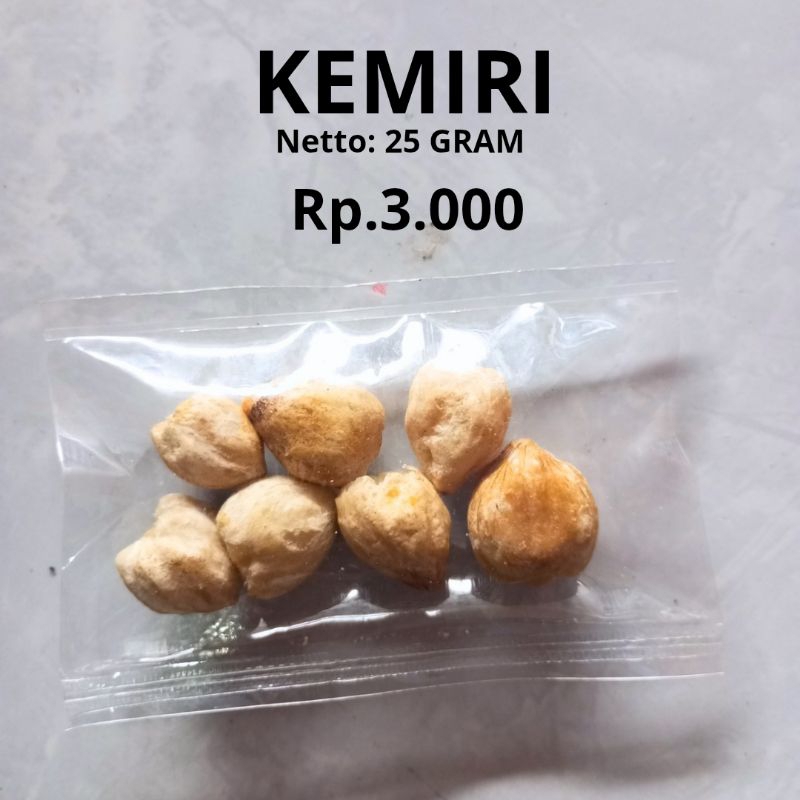 

KEMIRI UTUH 25 GRAM
