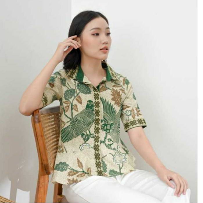 Atasan Batik Wanita /Batik Blouse Chic Style #288