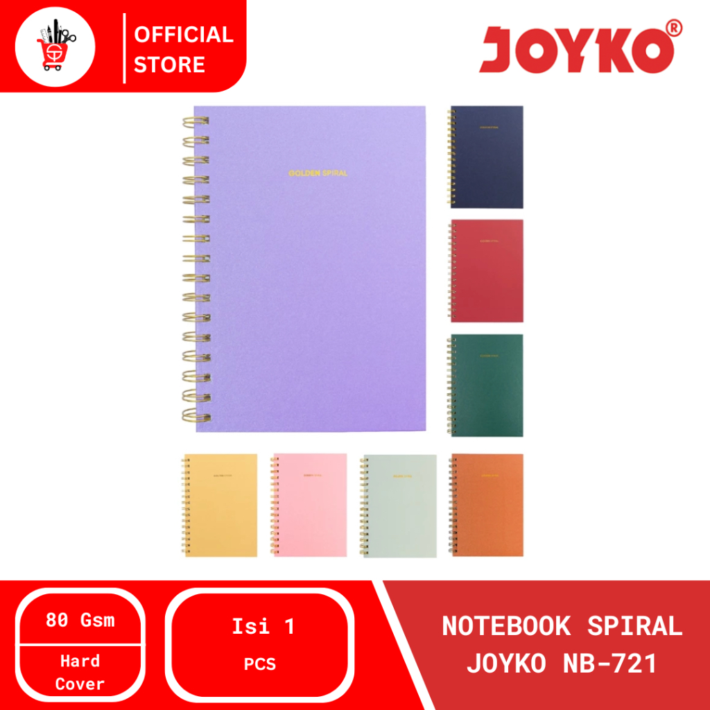 

Ruled Notebook | Buku Spiral Bergaris Joyko A5 NB-721 (1 PCS)