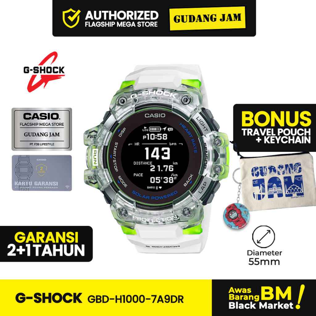 Jam Tangan G-Shock GBD-H1000-7A9DR GBD-H1000-7A GBD-H1000 GBDH1000