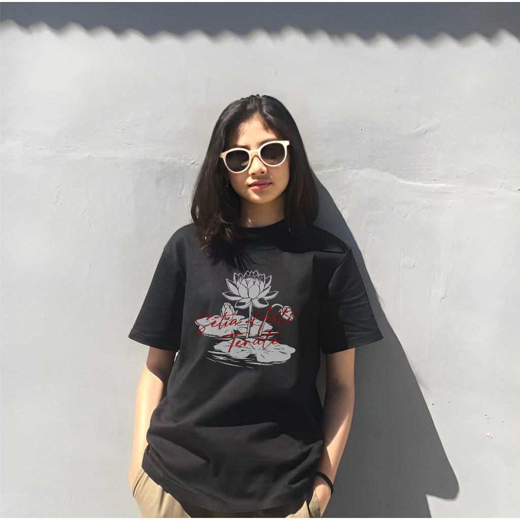 Kaos Bunga Terate - Kaos Sablon PSHT - Kaos Psht New Design