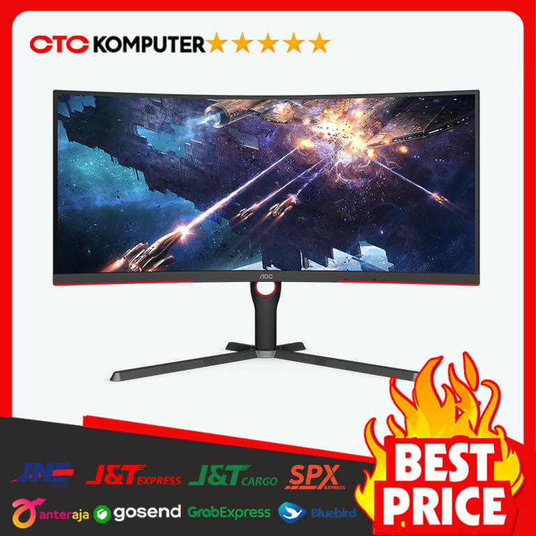 Monitor AOC LED CU34G3S - Curved WQHD 165Hz 34" Inch