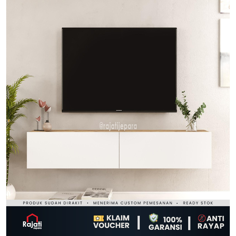Rak TV Minimalis Meja TV Gantung Minimalis Modern Lemari TV Minimalis Modern Buffet Minimalis Bufet 