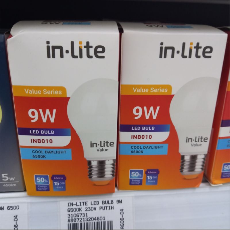 LAMPU LED IN LITE 9WATT