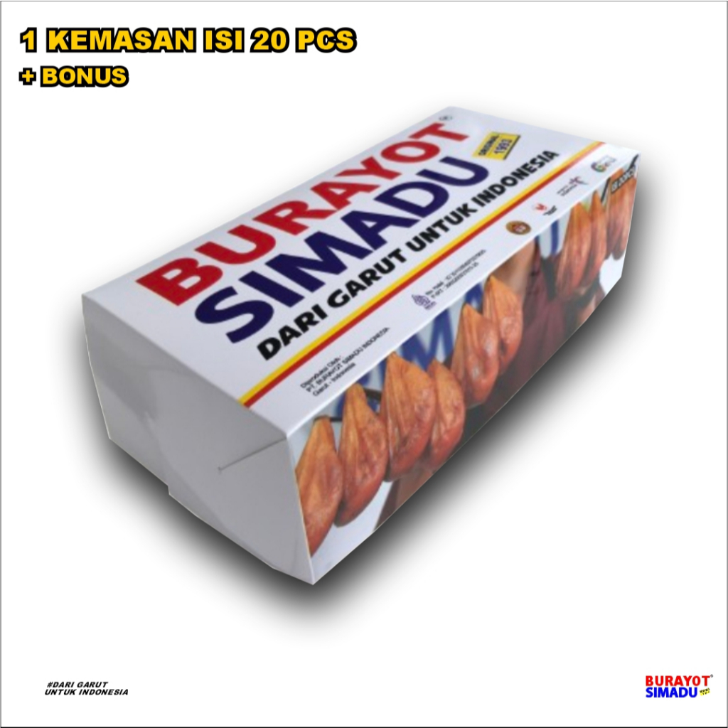 

BURAYOT SIMADU 1 BOX ISI 20 PCS / 12 GRAM