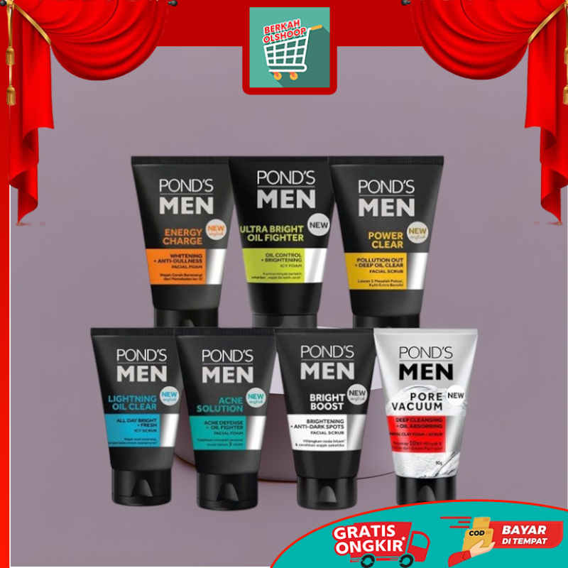 PONDS MEN 100ML | PONDS FACIAL FOAM | PONDS BRIGHT MIRACLE | PONDS PENCUCI MUKA PRIA