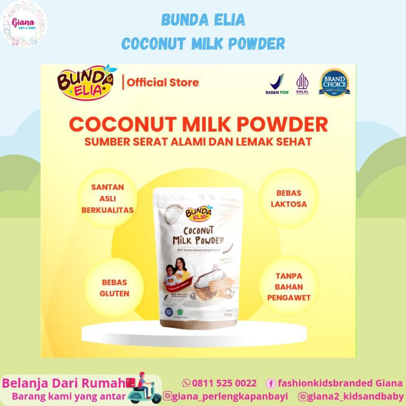 

Bunda Elia - Coconut Milk Powder