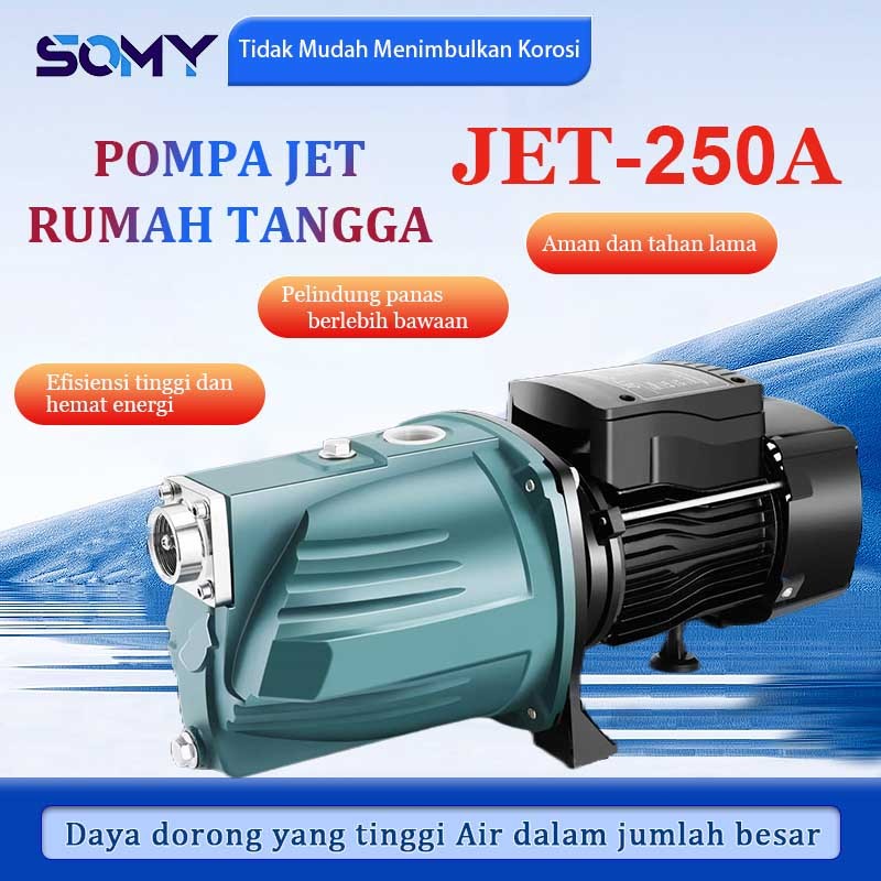 SOMY Pompa Air Jetpump JET Pump /SOMY JET100A Set Komplit (Jet Pump 40 Meter) Model: JET-250A