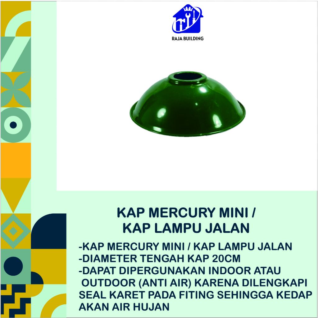 KAP MERCURY MINI/KAP LAMPU JALAN