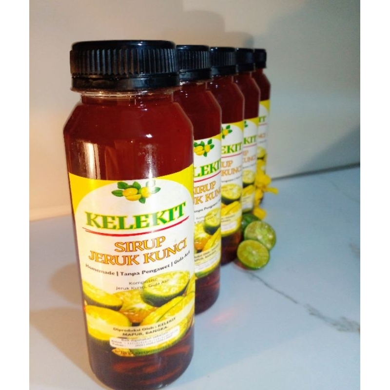 

Sirup Jeruk Kunci Khas Bangka ( Kelekit / Sonkit)