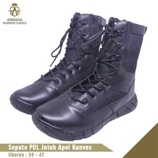 Sepatu PDL Jatah Apel Kanvas | Sepatah Jatah TNI Terbaru