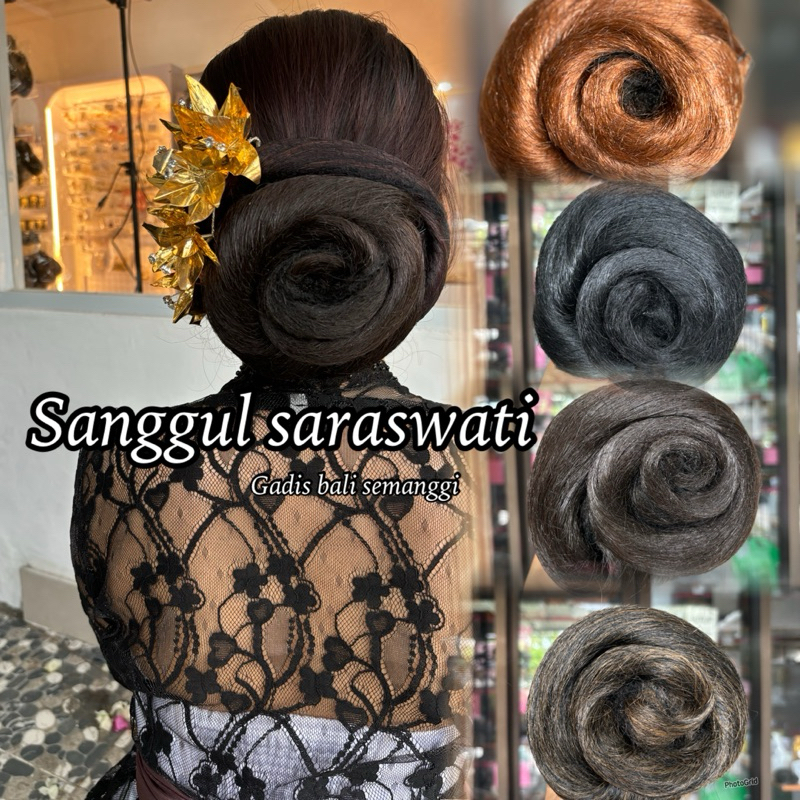 sanggul saraswati/ sanggul bali/ aksesoris rambut