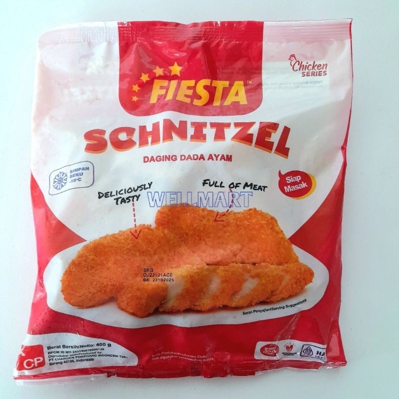 

Fiesta Schnitzel 400gr Chicken Nugget Daging Dada Ayam