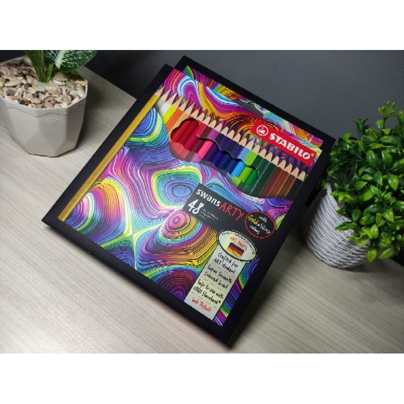 

Pensil warna stabilo swans ARTY isi 48