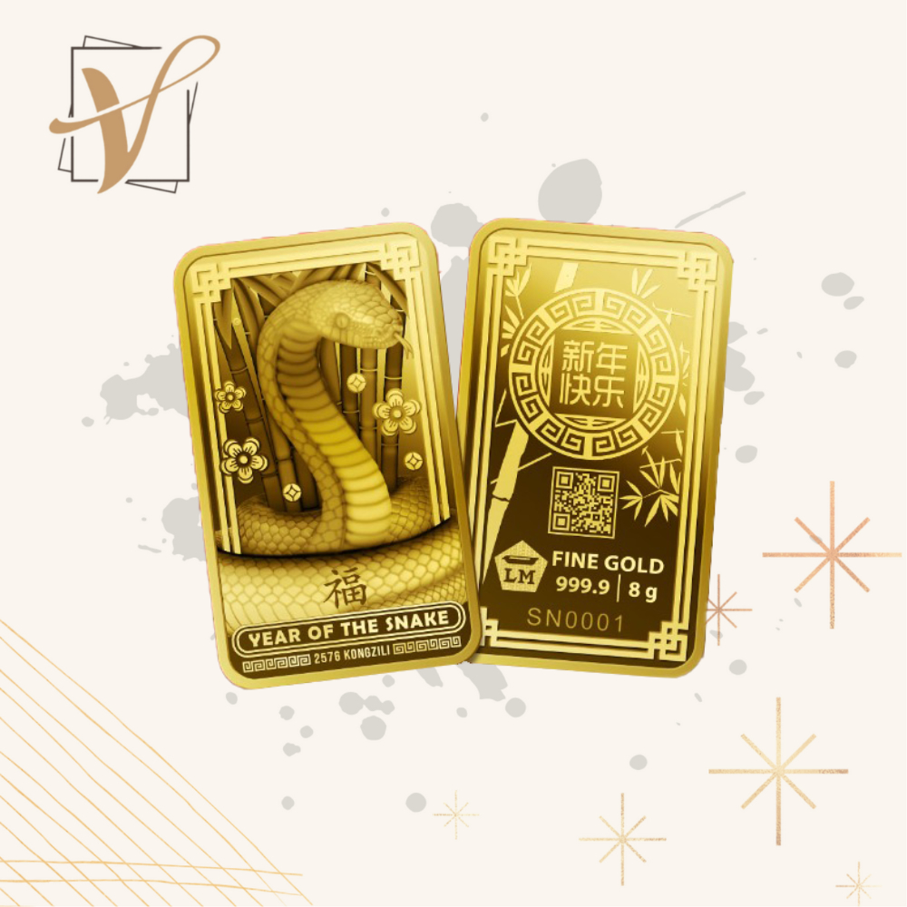 Logam Mulia Antam Press ( LM ) Edisi Imlek Series Ular - 8GR