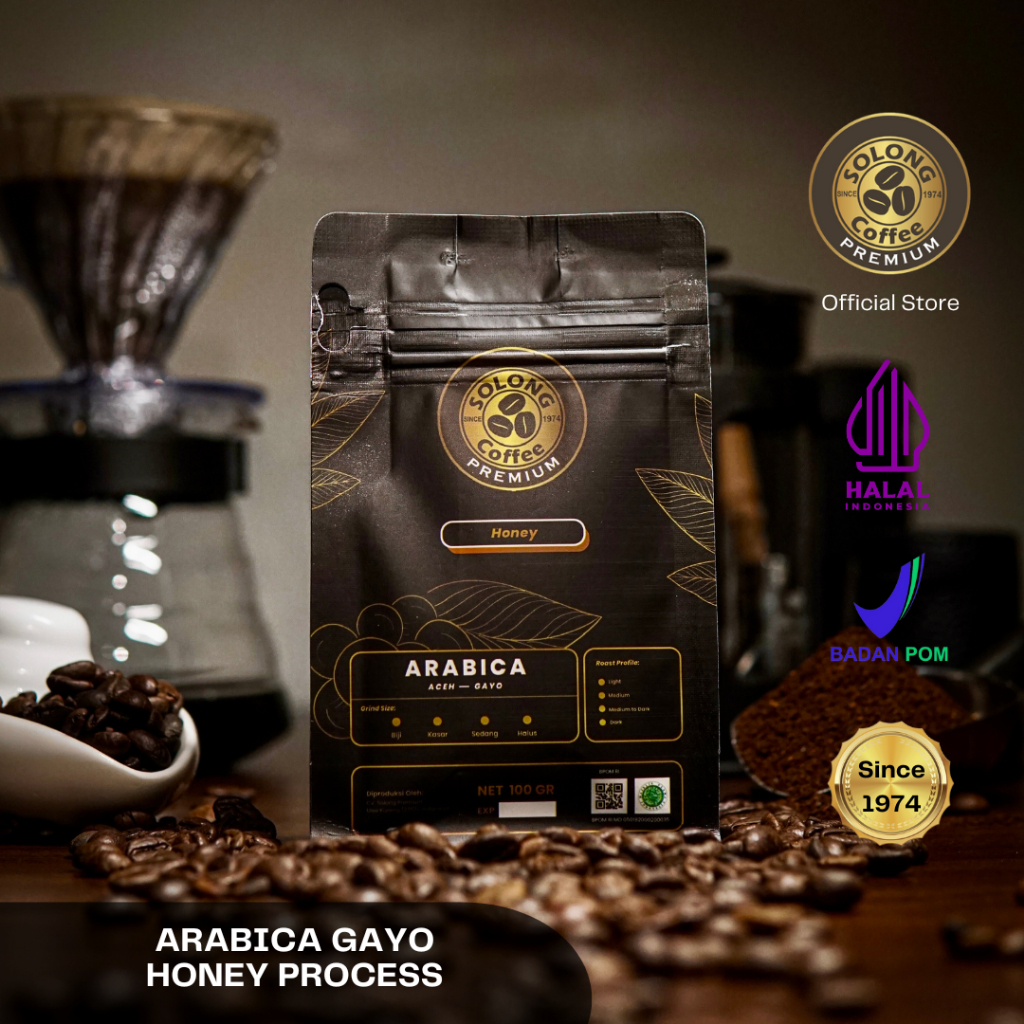 

Solong Premium Kopi Arabika Gayo Honey Process - Arabica Solong Premium Coffee