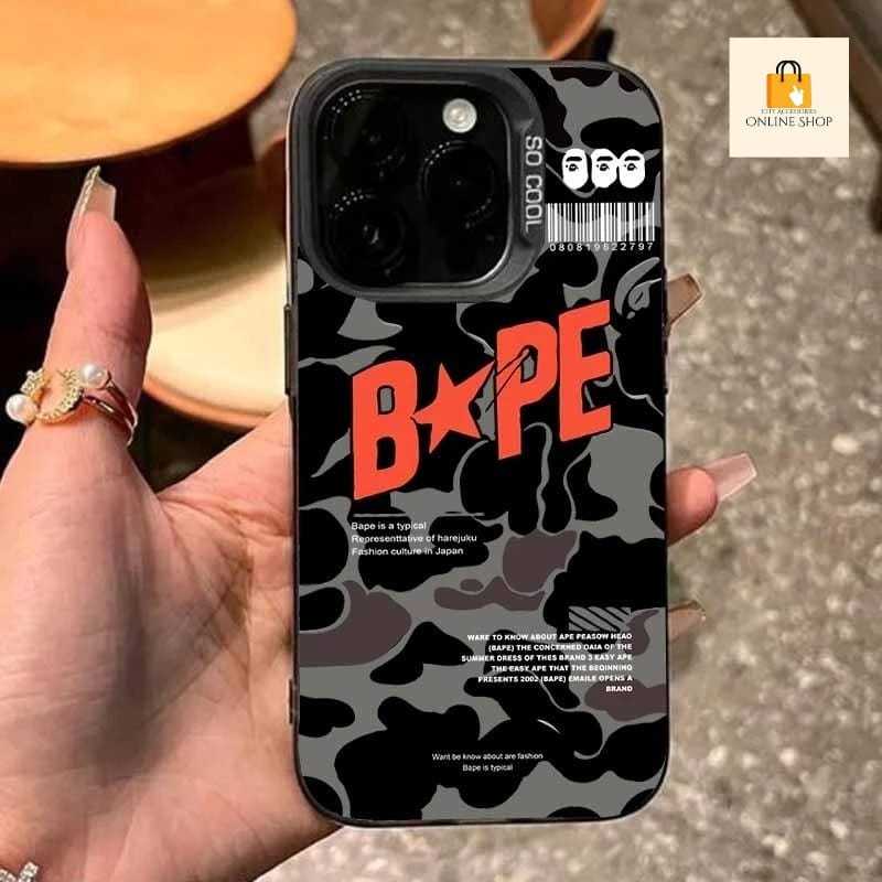 LL70 Premium Matte Case Casing HP Bape Untuk IPHONE 7 8 7 PLUS 8 PLUS X XS XR SE 2020 11 11 PRO 11 P