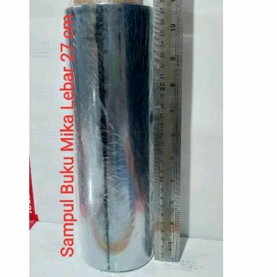 

Satu Rol Sampul Buku Mika Lebar 27 cm bening.