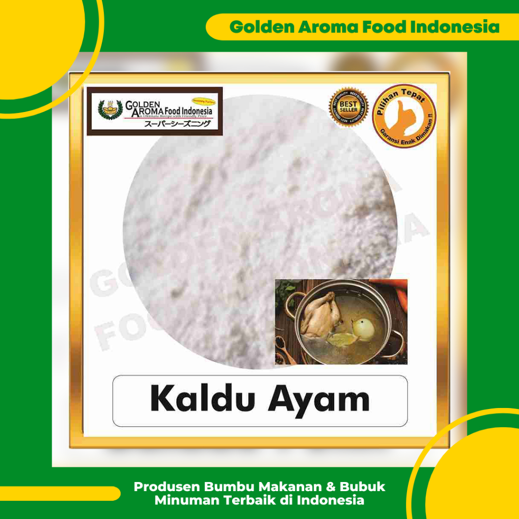 

Bumbu Tabur Rasa Kaldu Ayam 1Kg, Jual Bubuk Tabur Kaldu Ayam Chicken Brooth Murah Enak Aman Terbaik