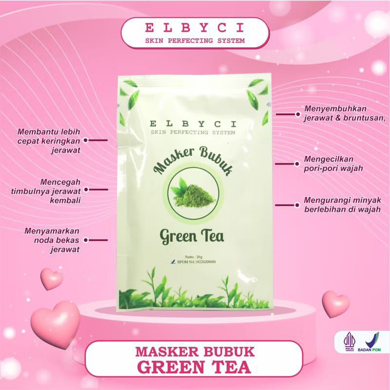 MASKER ELBYCI SKINCARE// MASKER WAJAH JERAWAT
