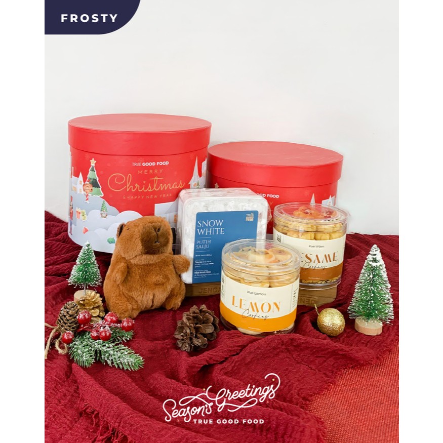 

True Good Food - FROSTY | Christmas Hampers | Parcel Natal | Hampers Natal | Hampers Chrismas | Hampers Xmas