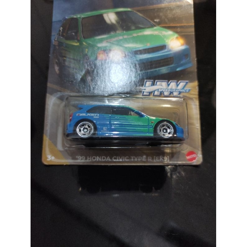 Hotwheels Honda Civic  (EK9) Falken