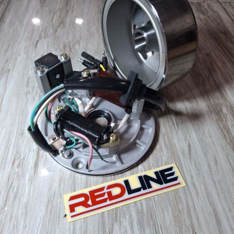 PAKET PENGAPIAN SPOOL SPUL MAGNET HONDA WIN 100 12 V REDLINE