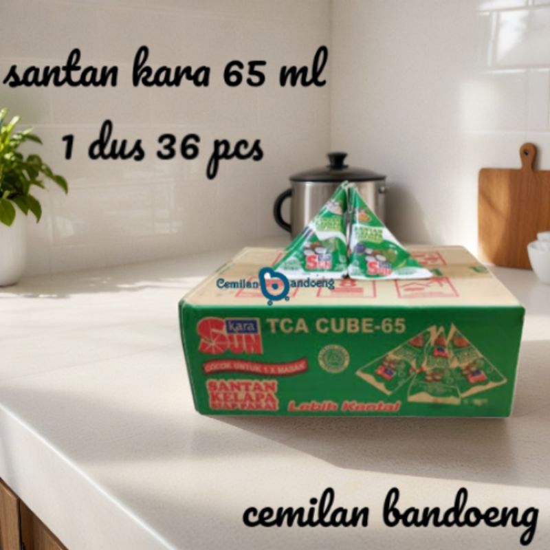 

santan kara 65 ml 1 dus isi 36 pc