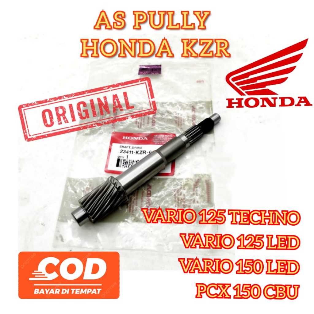 AS PULLY CVT KZR ASLI ORIGINAL HONDA VARIO 125 TECHNO OLD VARIO 125 LED VARIO 150 LED PCX 150 CBU AS
