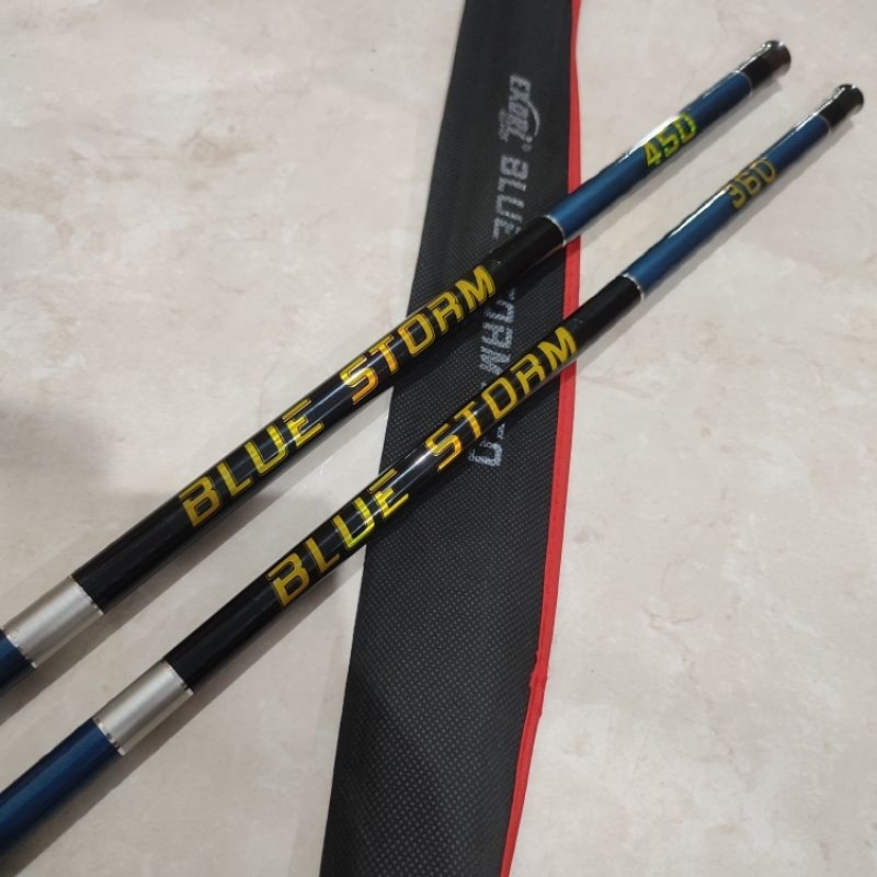 Joran Tegek Exori Blue Strom 450 & 360cm Action Kaku