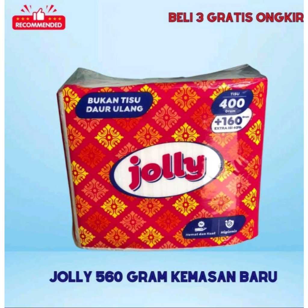 Tisue Jolly 560 gram - tissu jolly 560 gram 2 ply