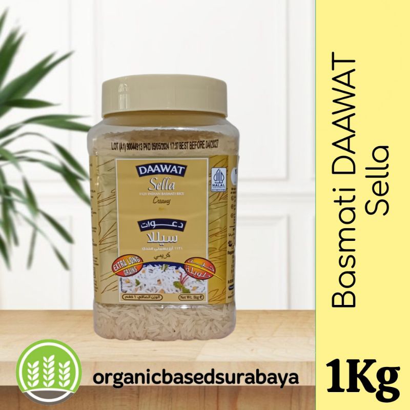 

Daawat Basmati Golden Sella 1Kg & 5Kg, Beras Basmati Rendah IG cocok untuk penderita Diabet