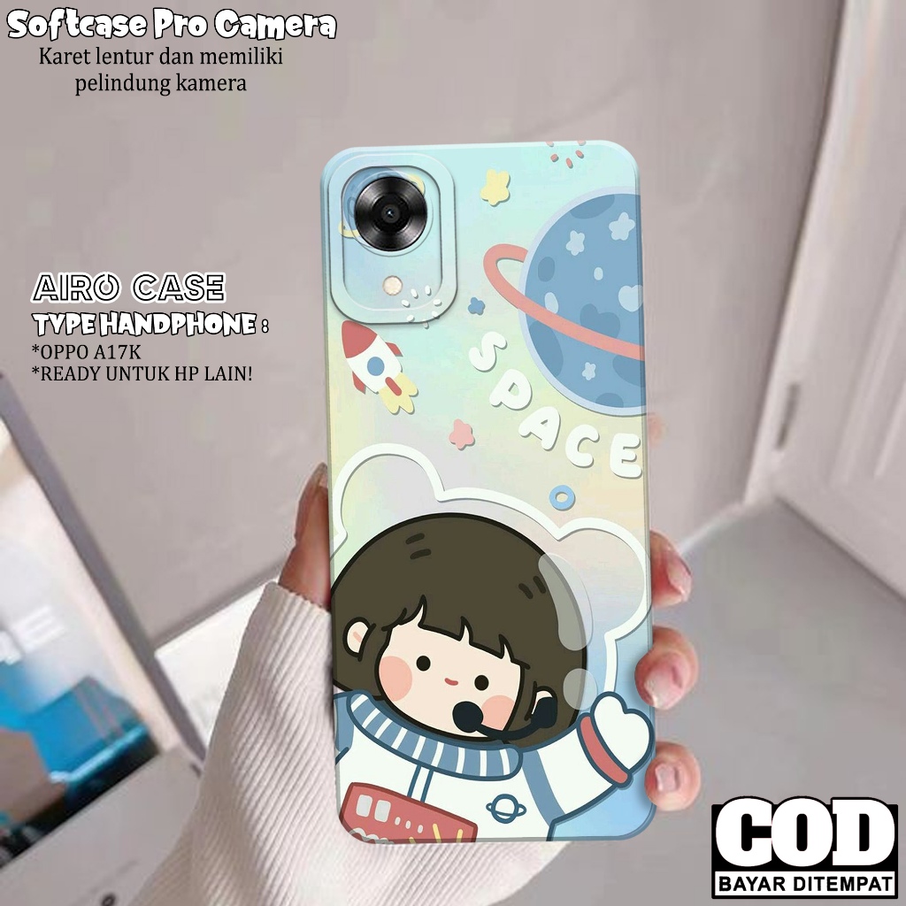 Case Oppo A17K - Softcase Oppo A17K - Softcase Pro Camera - AIRO CASE - Case Tpu - Casing Oppo A17K 