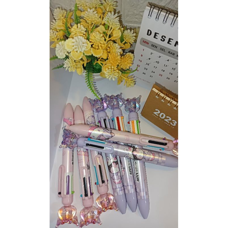 

pulpen warna warni isi 6 imut
