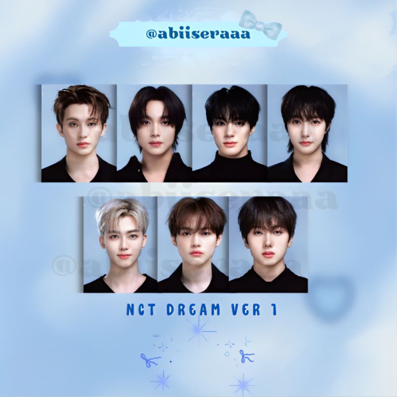 [ isi 4 ] Pas foto NCT DREAM/ pas foto NCT DREAM latar/ pas foto 3x4 cm