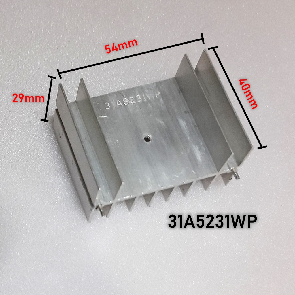 Heatsink Pendingin IC Transistor / Aluminium heat sink Polytron Power Speaker Aktif 31A5231WP Mosfet