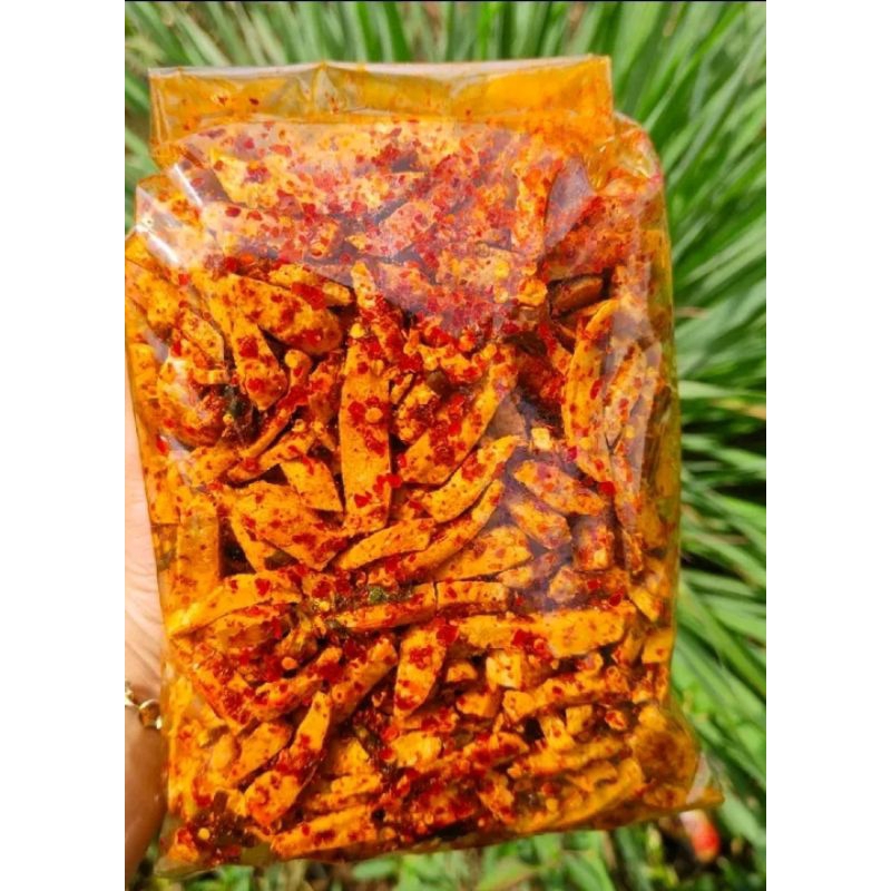 

Basreng Pedas Daun Jeruk Isi 1Kg/ Cemilan Viral Basreng Enak Pedas Daun Jeruk